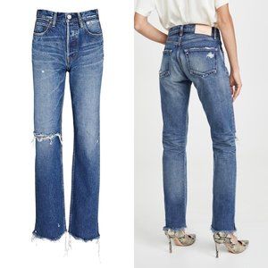 NEW Moussy Vintage MV Guilford Straight Wide Leg Jeans Size 26